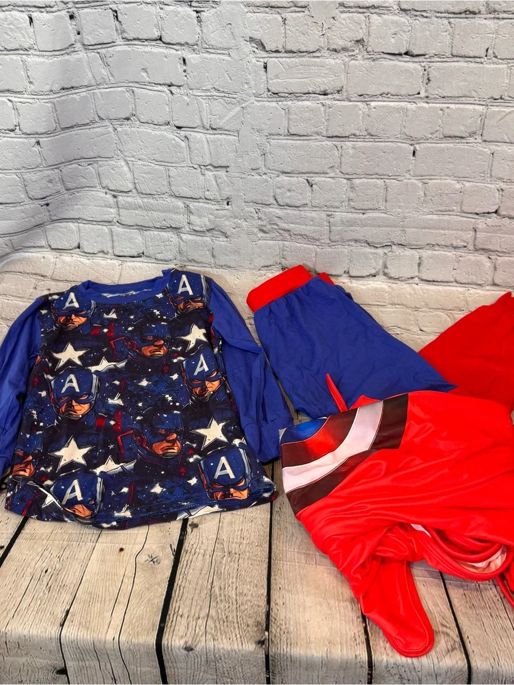 Ooh La la Bamboo Captain America 3 Piece Outfit